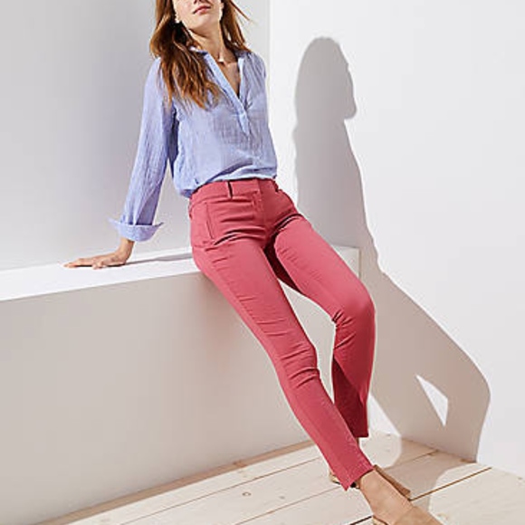loft sateen pants